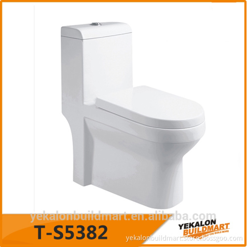HOT SALE One piece siphonic and washing down S- trap toilet